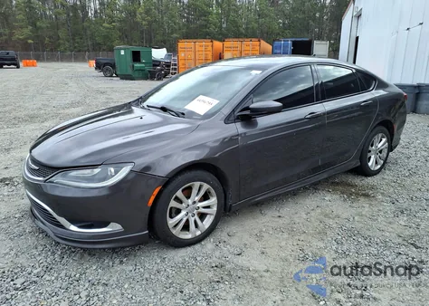 2015 Chrysler 200 S из США, поврежденный, VIN 1C3CCCBB6FN712775
